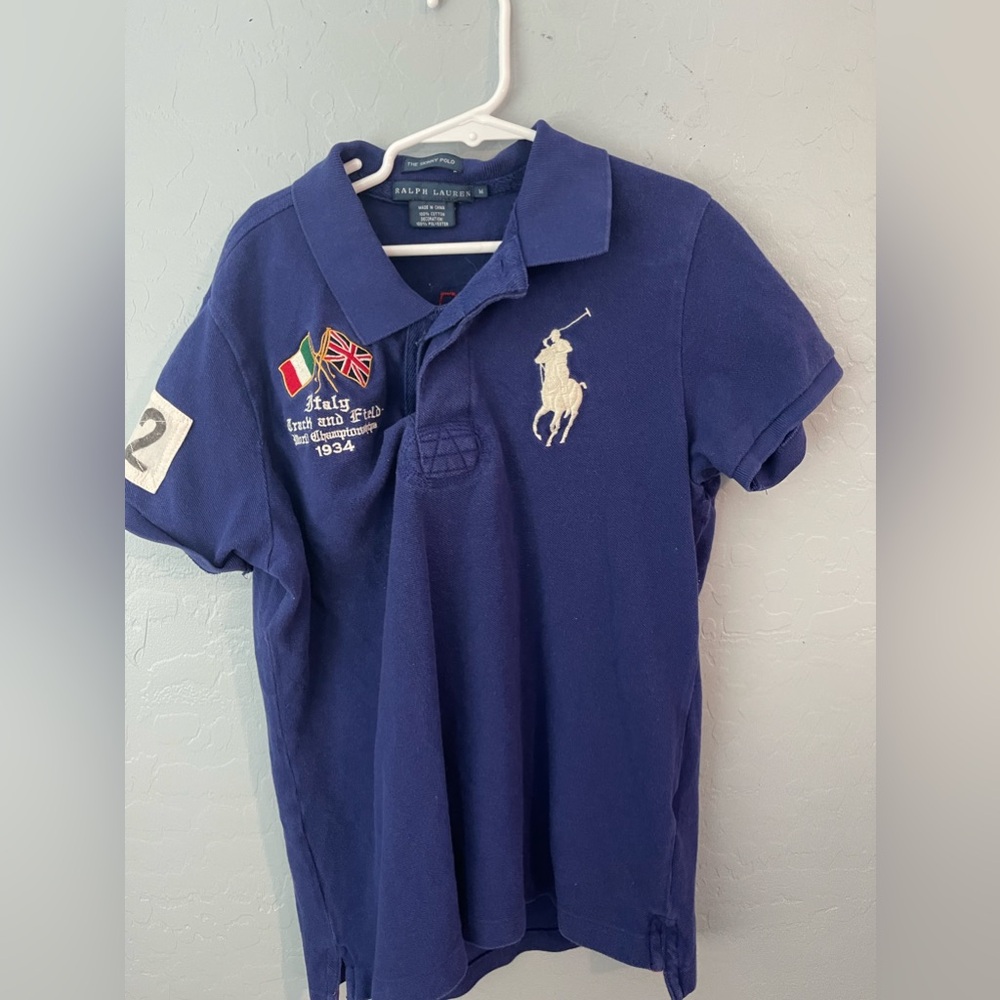 Vintage Ralph Lauren Polo Italy 1934 track and field world championships